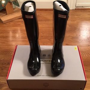 Black Hunter Rain boots size 7